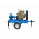 220m³ Flow Agricultural Diesel Irrigation Pump 36kw Rated Power With Water Cooling System