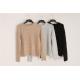 Ladies Very Fashion Boucle Crew Jumper, Women'S Latest Style Casual Sweaters , Color Round Nexk Sweaters