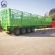 Cheaper 4 Axles Heavy Duty Fence Cargo Semi Truck Trailer with Mechanical Suspension