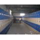 Four Tier Lockers For Factory , Plastic Storage Lockers For Employees