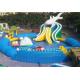 Inflatable water park / inflatable pool park air tight pvc tarpaulin
