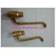 Brass Material Golden Gushing Bubble Spray Fountain Nozzle Heads With Outlet Tube