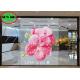 P10.42 Transparent Glass Led Screen for Window With WIFI System , 800w Power