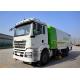 Four Broom Sweeper Truck , Street Sweeper Vacuum Truck For Road Cleaning