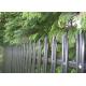 W Pale 70mm 3.0mm Galvanised Palisade Fencing Hot Dip For Residential