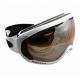 Anti - Impact  Mirrored Snow Goggles Spherical Shaped Dual Clip Colorful