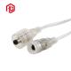 5521 male and female plug LED light solar connection docking 35135 DC waterproof cable