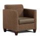 Custom Singe Living Room Couches , Fabric Sectional Sofas Dark Color