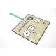 PET PC Material Metal Dome Membrane Switch With LED Waterproof 90x100mm