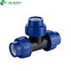 Italy and Turkey Type Plastic Tube Fitting-Reducer Compression Tee PP Fittings Guaranteed