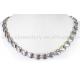 Silver, gold stainless steel chain necklace has healthy benefits and fashion appearance 
