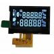 COG FPC VA LCD Segment Display White On Black SPI Interface For Rangefinder