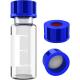 2mL Autosampler Vials With Writing Area And Graduations, 9-425 HPLC, Screw Cap, White PTFE & Red Silicone Septa
