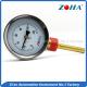 Bottom Mount Bimetal Dial Thermometer With Chrome Steel Ring And Case