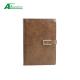 Embossed Logo Ring Binder Organizer Customized Size Magnetic Flap Opening