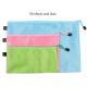 Pencil Pen Pouch School Class Binder Pocket Case Office Stationery Bag with 6 Colors,custom nylon stationery bag/pencilc