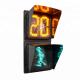 200mm Countdown Timer Red Light Integrated Traffic Light For Pedestrian