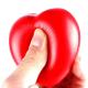 Heart Shape Pu Foam Stress Ball Toys Pressure Relief 6.8cm Diameter