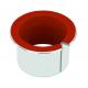 Self Lubricating  Bronze Bushing Material Wrapped Strips Red