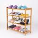 Modern Stackable Bamboo Shoe Rack Home Entryway Hallway Furniture