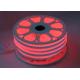 Red 110V Flex LED Neon Tube Light 14mm * 26mm Size PVC Shell Material