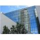 Office Building Reflective Float Glass 2mm - 19mm Thickness Reflective Blue Glass
