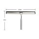 10 inch zinc alloy plated handle light weight squeegee cleaner