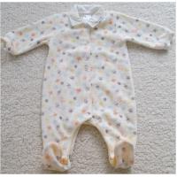 All Over Print Velour Pyjamas Baby Baby Boy Pyjamas With Woven Poplin Collar