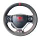 Soft Suede Steering Wheel Cover for 2015-2016 Honda Civic Si 9 9th Gen Custom Design