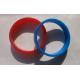 Silicone Rubber Band, Red and Blue Custome Silicone Ring, Clear and Flexible