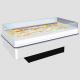 Ventilated Cooling Glass Top Island Fridge With Customized Color