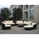 9pcs luxury resort beach sofa furniture