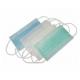  Soft Lining Disposable Blue Mask , Face Mask Earloop 3 Ply Easy Breathability