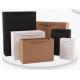 Black box horizontal white card gift paper bag for men and women.