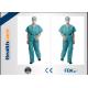 Non Toxic V Neck Disposable Patient Gowns With Tie Waist Blue / Green / White Color