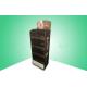 Chocolate Strong Corrugated Display Stand , Shop Retail Display Racks Easy Folding