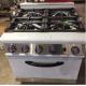 20.8kw Gas Range Cooking Equipment With 4-Burner Gas Oven Heavy Duty 153kg Weight Capacity