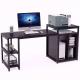 Commercial Soho Home Office Desk with Book Shelves Modern Furniture Metal and Wood