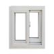 European Style PVC Plastic Upvc Sliding Double Window Sound Proof Hurricane Windows