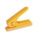 6mm Hole 18 Sheets Paper Available Yellow Color Metal One Hole Paper Punch