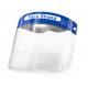 High Definition Antibacterial Face Shield PET Clear Face Visor