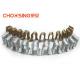 25 Zig Zag Serpentine Springs For Furniture , Auto Upholstery Springs 8 Gauge Curved