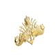 Golden Mold Sequins Army Metal Badges Electroplate Sheriff Hat Badge