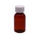 30ml PET Amber Plastic Syrup Liquid Bottle with Tamper Proof Screw Cap Body Material PET