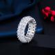 Famous Women Ring Solid 925 Sterling Silver CZ Stone bague anel bijoux Jewelry Accessories Vintage Rings