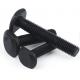 Black Oxide T Head Handle Bolt Mild Steel Material For Machinery Industry ISO9001