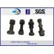 ISO Railway Bolt Fish Bolt With UIC , BS , ASTMA , ASCE International Standards