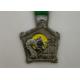 Durable Custom Sports Medallions , Promotional Awards Ribbon Running Race Medals