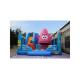 Spongebob And Patrick Star Inflatable Fun City / Blow Up Amusement Park