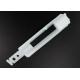Fire Resistant Plastic Injection Molding Products , 110mm Oyster White Plastic